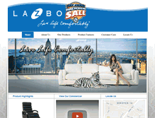 Tablet Screenshot of la-z-boy.com.my