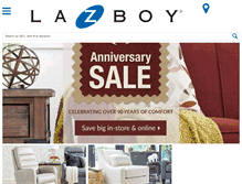 Tablet Screenshot of mobile.la-z-boy.com