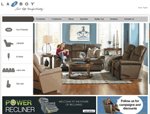 Tablet Screenshot of la-z-boy.dk